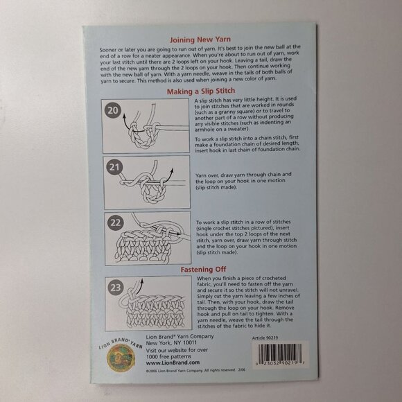 You can Crochet Made Easy Simple Steps Booklets Learning Beginner Basics Pattern - Picture 5 of 9